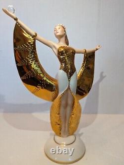 Sunrise in Gold Franklin Mint Art Deco Figurine Sculpture 11 1989