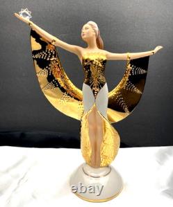 Sunrise in Gold Franklin Mint Fine Porcelain Statue 1989