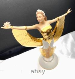 Sunrise in Gold Franklin Mint Fine Porcelain Statue 1989