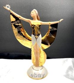 Sunrise in Gold Franklin Mint Fine Porcelain Statue 1989