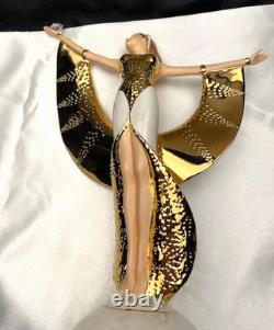 Sunrise in Gold Franklin Mint Fine Porcelain Statue 1989
