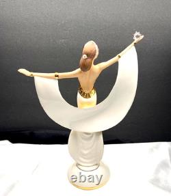 Sunrise in Gold Franklin Mint Fine Porcelain Statue 1989