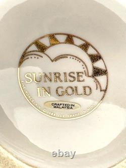 Sunrise in Gold Franklin Mint Fine Porcelain Statue 1989