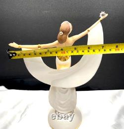 Sunrise in Gold Franklin Mint Fine Porcelain Statue 1989