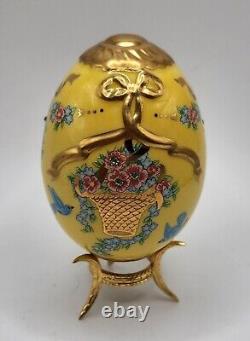 TEN Faberge EGGS by Franklin Mint! With stands