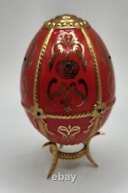 TEN Faberge EGGS by Franklin Mint! With stands