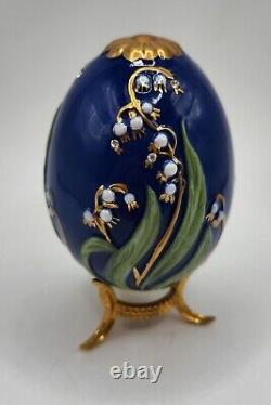 TEN Faberge EGGS by Franklin Mint! With stands