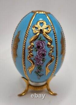 TEN Faberge EGGS by Franklin Mint! With stands