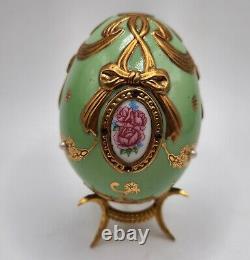 TEN Faberge EGGS by Franklin Mint! With stands