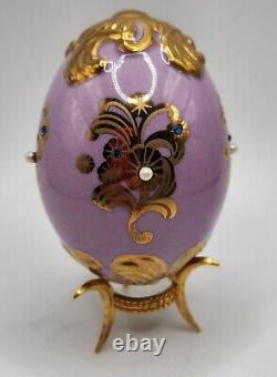 TEN Faberge EGGS by Franklin Mint! With stands