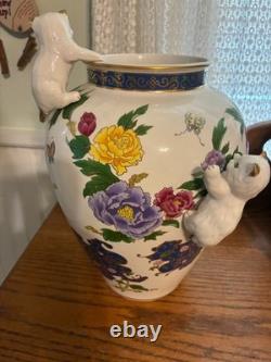 THE VASE OF THE IMPERIAL CATS BY TOSHIIHARU KITAGAWA WithPAPERWORK FRANKLIN MINT