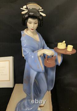 Tamiko, Princess of the Lotus Blossoms by Manabu Saito Fine Porcelain Figurine
