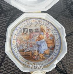 Teddy Says His Prayers Limited Edition Plate #HA2767 The Franklin Mint