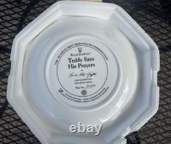 Teddy Says His Prayers Limited Edition Plate #HA2767 The Franklin Mint