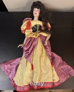 The 1988 Franklin Mint Heirloom Porcelain Collection Snow White Fairy Tale Doll