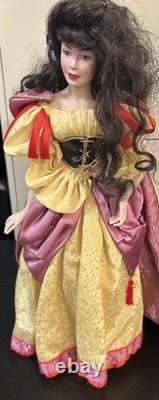 The 1988 Franklin Mint Heirloom Porcelain Collection Snow White Fairy Tale Doll