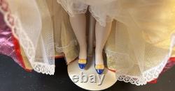 The 1988 Franklin Mint Heirloom Porcelain Collection Snow White Fairy Tale Doll