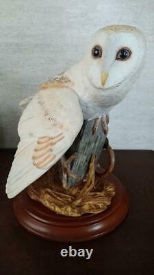 The Barn Owl Porcelain Figurine Franklin Mint George McMonigle