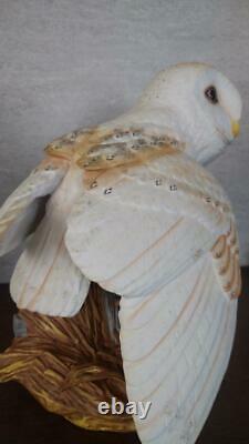 The Barn Owl Porcelain Figurine Franklin Mint George McMonigle