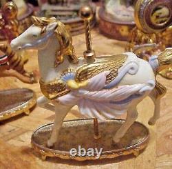 The Franklin Mint 10 World of Carousel Horse SCULPTURE COLLECTION