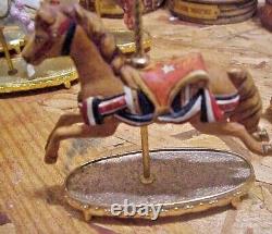 The Franklin Mint 10 World of Carousel Horse SCULPTURE COLLECTION