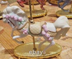 The Franklin Mint 10 World of Carousel Horse SCULPTURE COLLECTION
