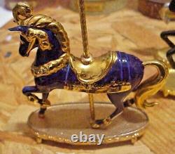 The Franklin Mint 10 World of Carousel Horse SCULPTURE COLLECTION