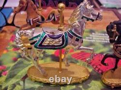 The Franklin Mint 11 World of Carousel Horse SCULPTURE COLLECTION