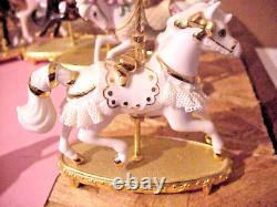 The Franklin Mint 11 World of Carousel Horse SCULPTURE COLLECTION