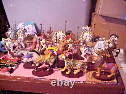 The Franklin Mint 12 World of Treasury of CAROUSEL ART COLLECTION
