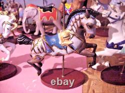 The Franklin Mint 12 World of Treasury of CAROUSEL ART COLLECTION