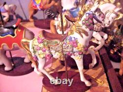 The Franklin Mint 12 World of Treasury of CAROUSEL ART COLLECTION