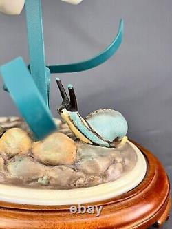 The Franklin Mint 1987 12 THE GOLDEN CARP KOI Sculpture William Kazmar on Stand