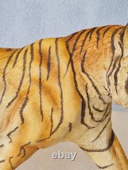 The Franklin Mint 1988 Porcelain Bengal Tiger ON THE PROWL by George McMonigle