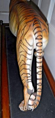 The Franklin Mint 1988 Porcelain Bengal Tiger ON THE PROWL by George McMonigle