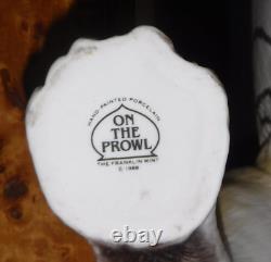 The Franklin Mint 1988 Porcelain Bengal Tiger ON THE PROWL by George McMonigle