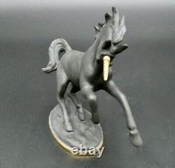 The Franklin Mint 1991 David Cornell Black Basalt Treasury of Unicorn Figurine