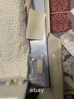 The Franklin Mint DIANA Princess of Wales Porcelain Doll WHITE PEARL DRESS NEW