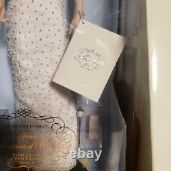 The Franklin Mint Diana Princess of Wales Porcelain Portrait Doll with Tiara