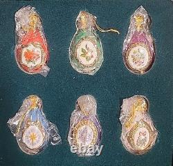 The Franklin Mint House Of Faberge Christmas Egg Ornaments Collection NIB with COA