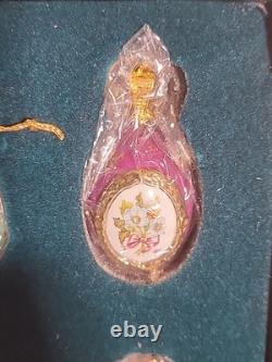 The Franklin Mint House Of Faberge Christmas Egg Ornaments Collection NIB with COA