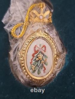 The Franklin Mint House Of Faberge Christmas Egg Ornaments Collection NIB with COA