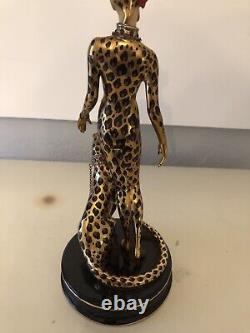 The Franklin Mint House of Erte Leopard Figurine Limited Edition No# M1567