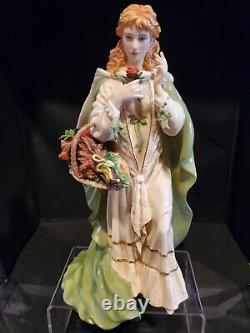 The Franklin Mint Irish Lady Song The Rose of Tralee Porcelain Figurine