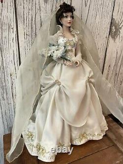 The Franklin Mint Katya Faberge Summer Russian Bride Porcelain Collector Doll