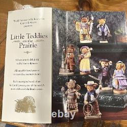 The Franklin Mint Little Teddies On The Prairie, 15 Bears In The Collection