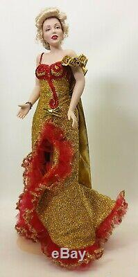 The Franklin Mint Marilyn Monroe River Of No Return Porcelain Collector Doll