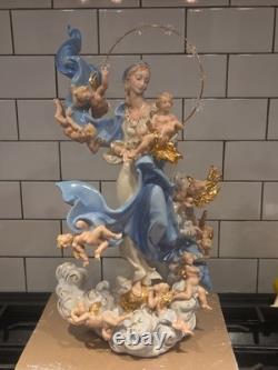 The Franklin Mint Mary Queen Of Heaven LE 17 Porcelain Figurine No Box