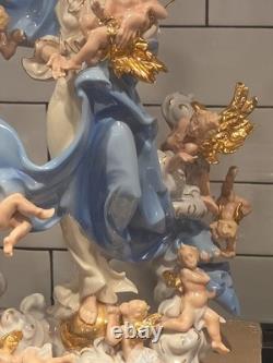 The Franklin Mint Mary Queen Of Heaven LE 17 Porcelain Figurine No Box