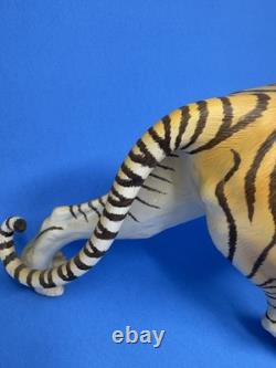 The Franklin Mint On the Prowl Statue Collectable Ceramic Orange Tiger Big Cat
